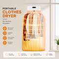 Portable Foldable Clothes Dryer Rack | Space Saving Laundry Drying Stand for Home & Travel
