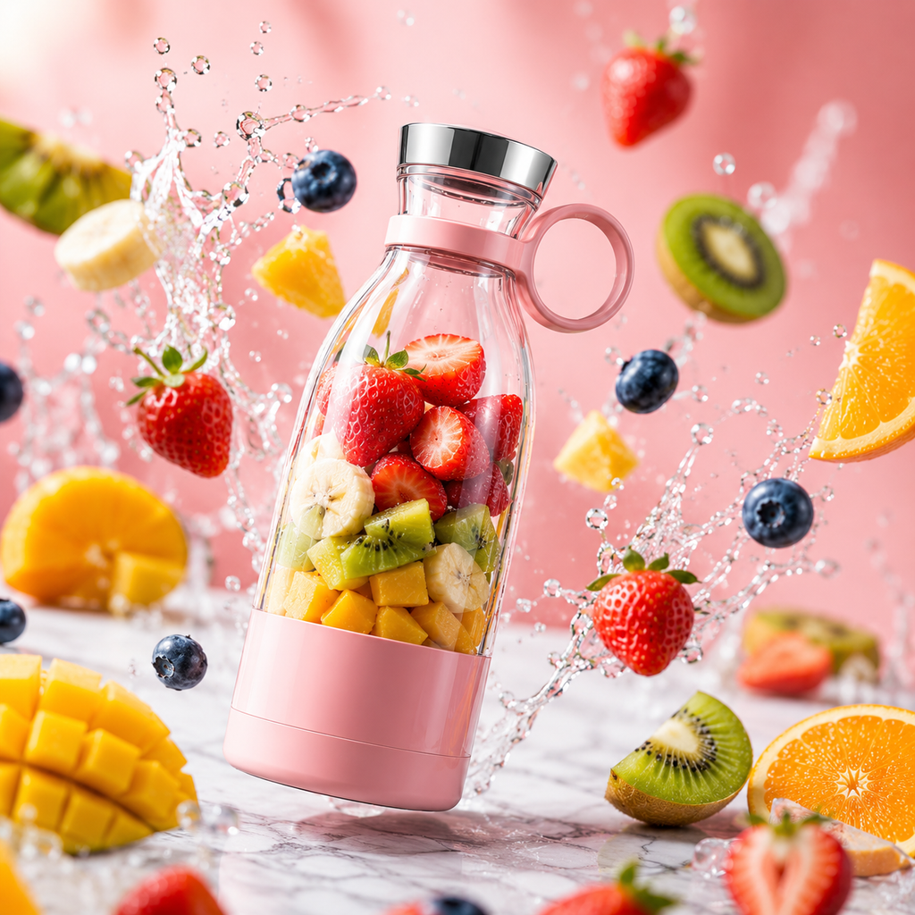 Portable USB Rechargeable Blender Bottle | Personal Smoothie & Juice Maker