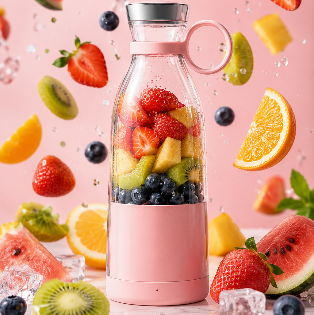 Portable USB Rechargeable Blender Bottle | Personal Smoothie & Juice Maker