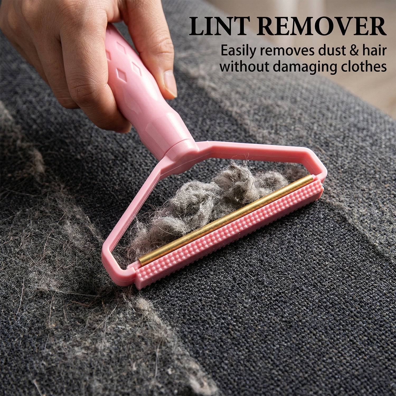 Reusable Lint Remover Roller for Clothes | Fabric Hair & Pet Fur Remover